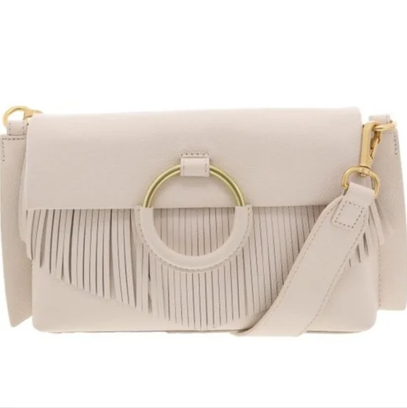 Vince Camuto Womens Livee Pebbled Leather Crossbody Handbag - Picture 8 of 9